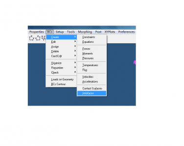 用HyperMesh定义Nastran的接触(linear contact)的图3
